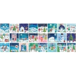 Puzzle Adventskalender - Weihnachtsdorf - 24 Puzzles