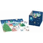 Puzzle Adventskalender - Weihnachtsdorf - 24 Puzzles