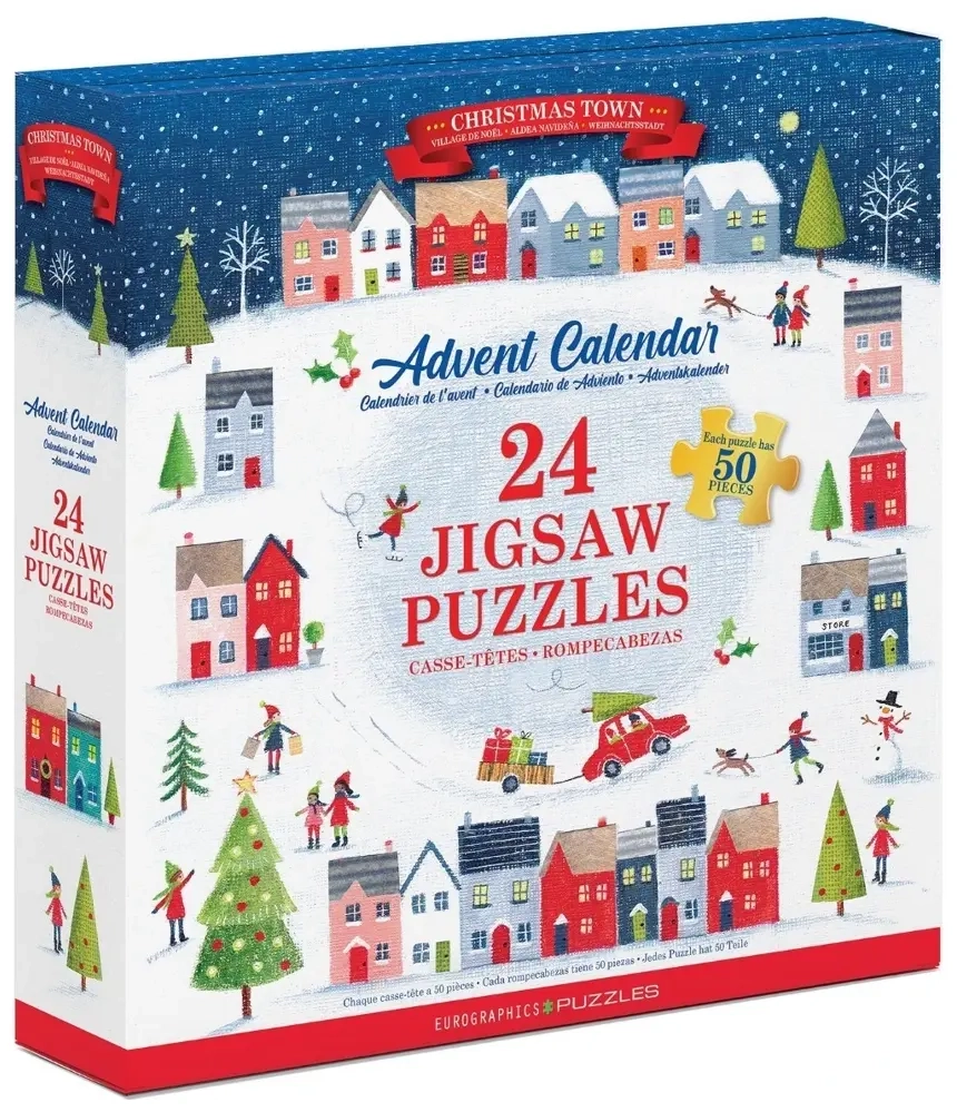 Puzzle Adventskalender - Weihnachtsstadt - 24 Puzzles