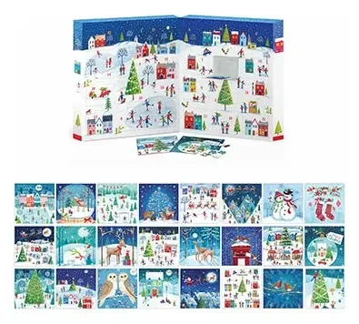 Puzzle Adventskalender - Weihnachtsstadt - 24 Puzzles
