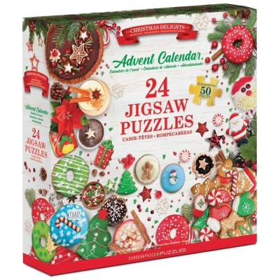 Puzzle Adventskalender - Weihnachtsleckereien - 24 Puzzles