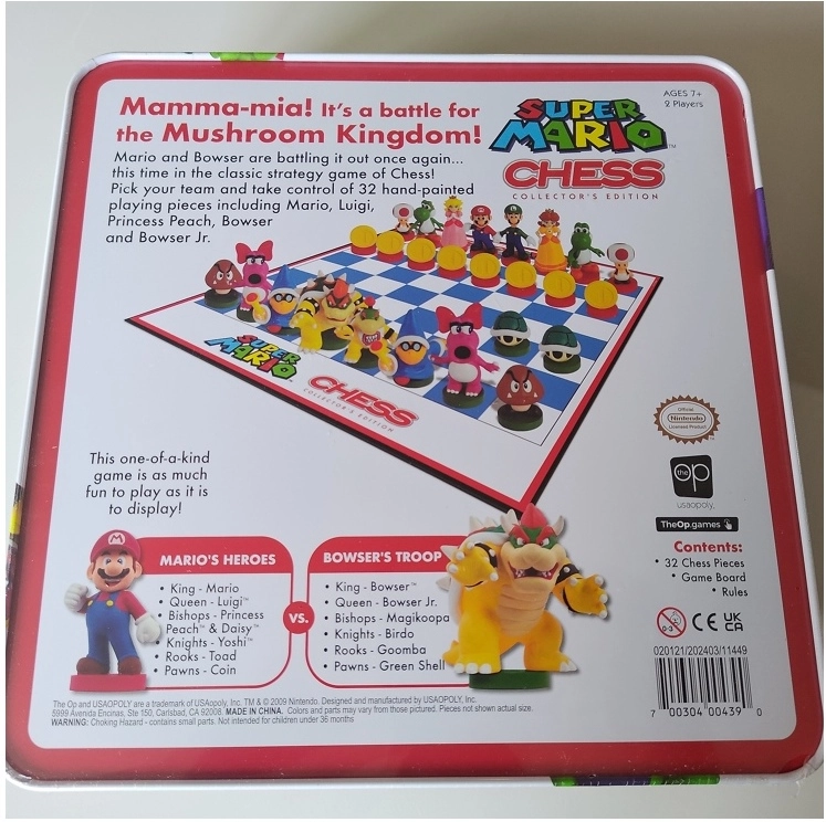 Schachspiel Super Mario (Leicht Defekte Verpackung)