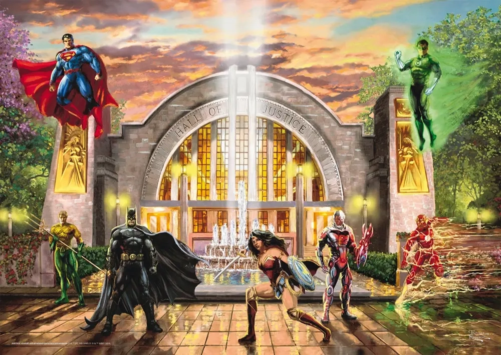 DC Universum - Liga der Gerechtigkeit - Thomas Kinkade Studios