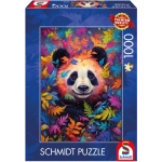 Pandabär im Regenbogenwald