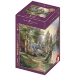 Holzpuzzle - Dorf am See - Thomas Kinkade Studios
