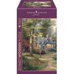 Holzpuzzle - Dorf am See - Thomas Kinkade Studios