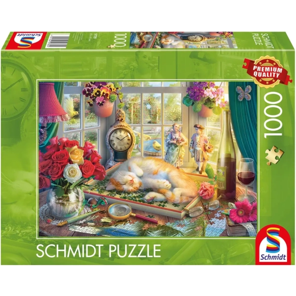 Puzzlezeit mit Katze Puzzlezeit mit Katze