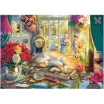 Puzzlezeit mit Katze Puzzlezeit mit Katze