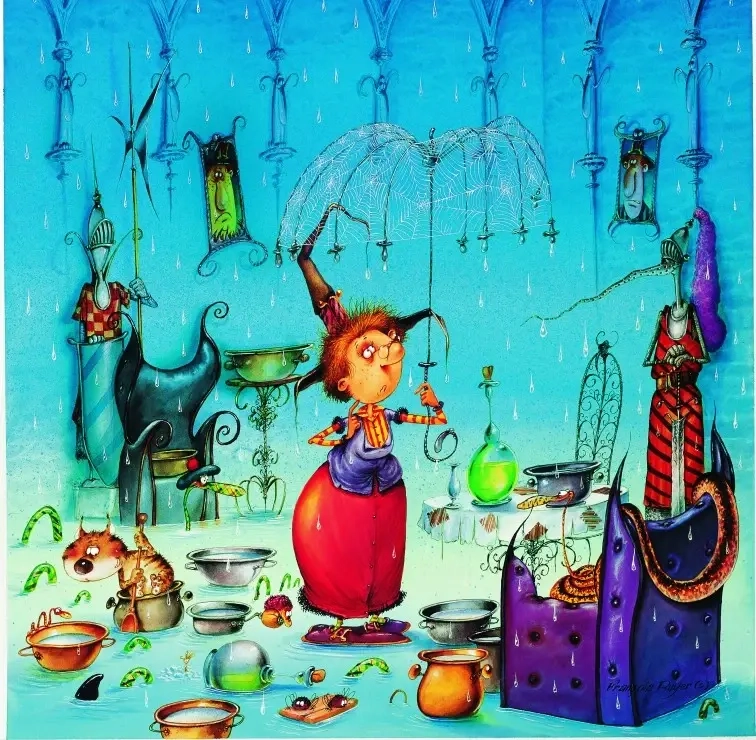 Die Hexe - Überschwemmung im Wohnzimmer - François Ruyer