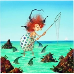 Die Hexe beim Fischen - François Ruyer