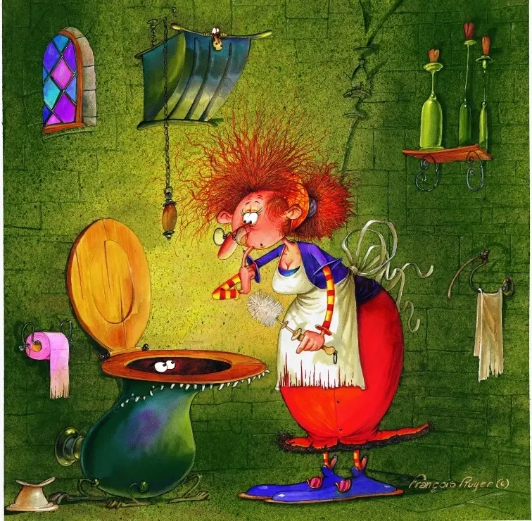 Die Hexe - Putztag - François Ruyer