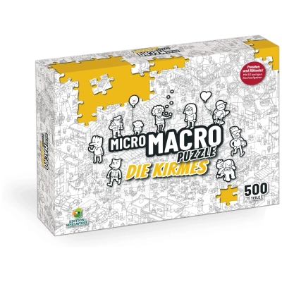 Micro Macro Puzzle - Die Kirmes - 500 Teile Puzzle mit 50 Suchrätseln
