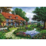Garden with Swans