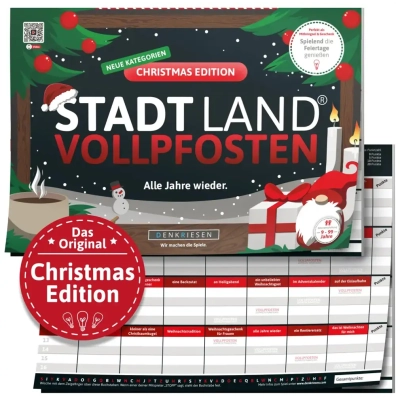 STADT LAND VOLLPFOSTEN – WEIHNACHTS EDITION (DinA4-Format)