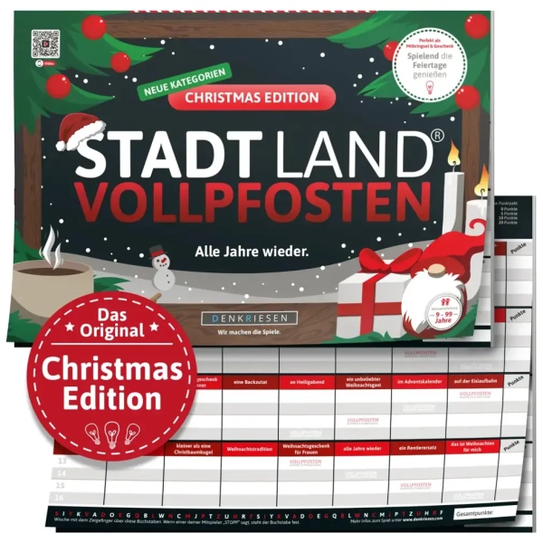 STADT LAND VOLLPFOSTEN – WEIHNACHTS EDITION (DinA4-Format)
