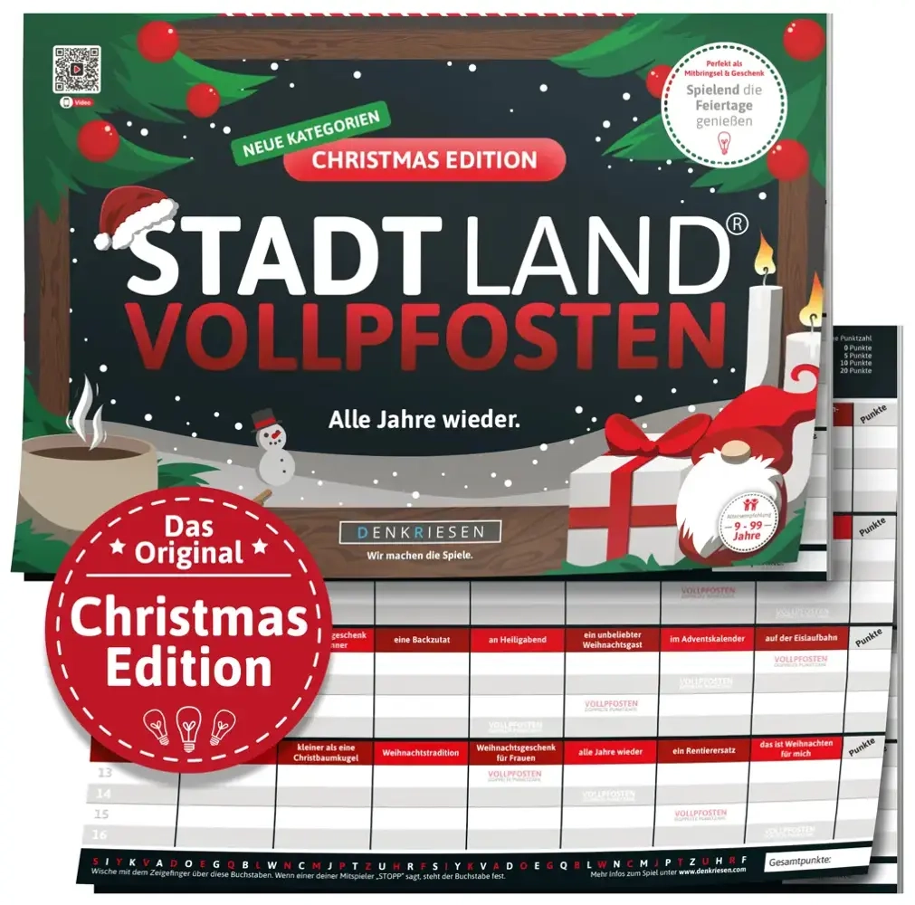 STADT LAND VOLLPFOSTEN – WEIHNACHTS EDITION (DinA4-Format)