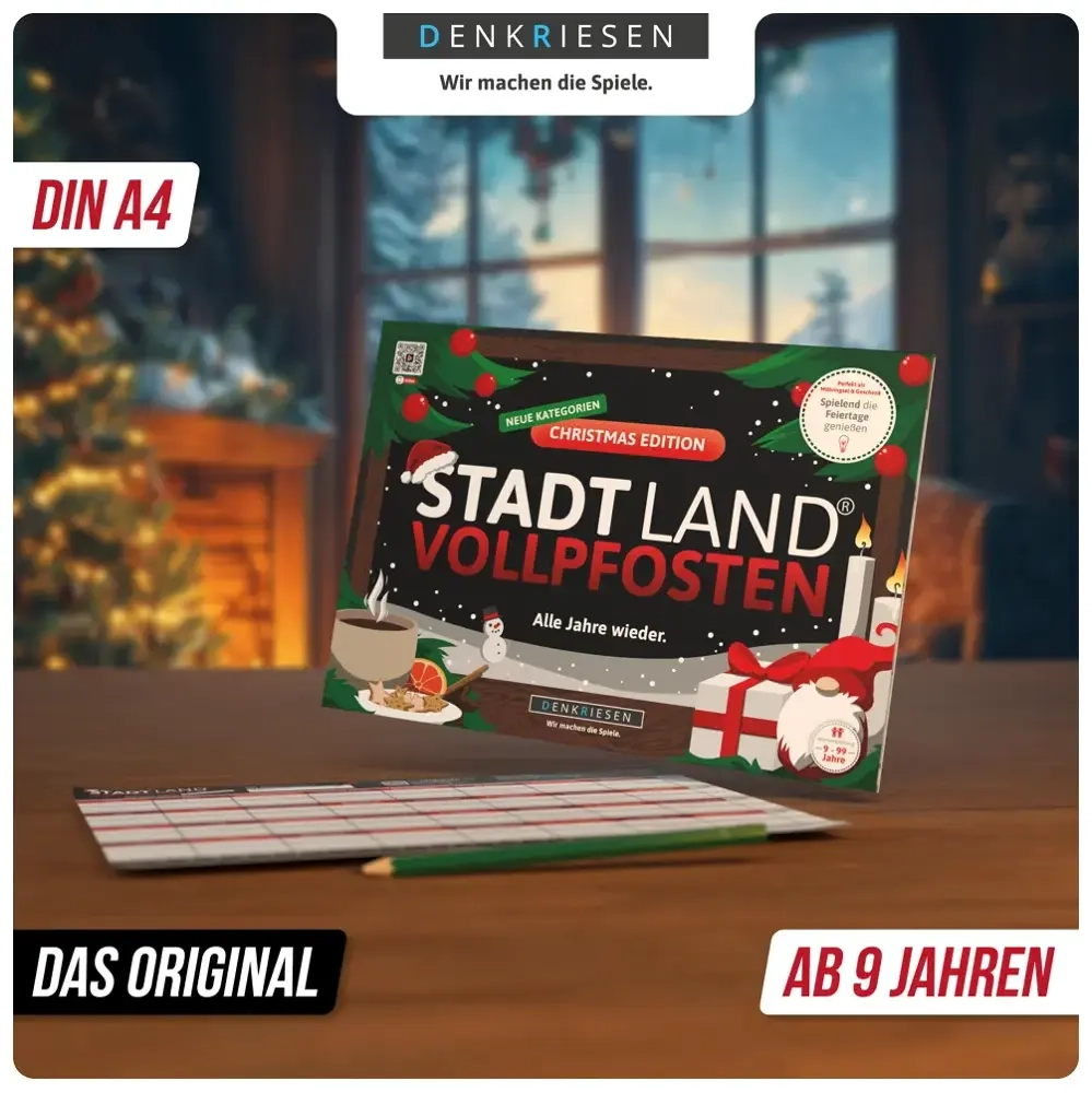 STADT LAND VOLLPFOSTEN – WEIHNACHTS EDITION (DinA4-Format)