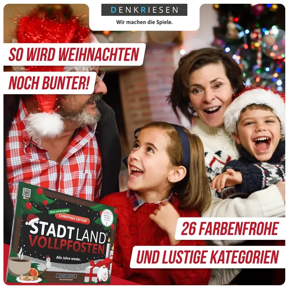 STADT LAND VOLLPFOSTEN – WEIHNACHTS EDITION (DinA4-Format)