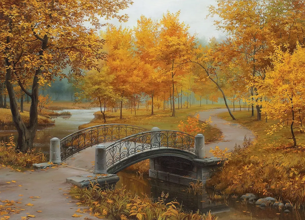 Herbst im alten Park