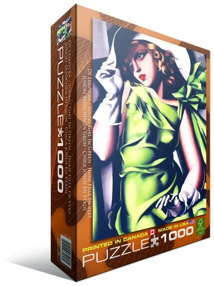 Tamara De Lempicka: Junges Mädchen in grün