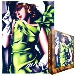 Tamara De Lempicka: Junges Mädchen in grün