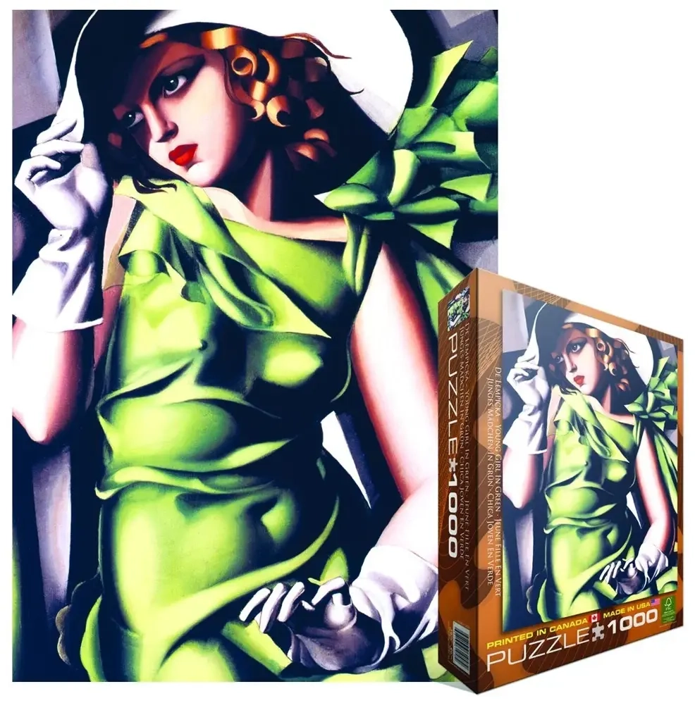 Tamara De Lempicka: Junges Mädchen in grün