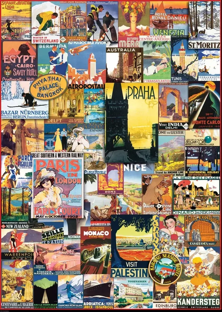 Reise um die Welt - Vintage Posters