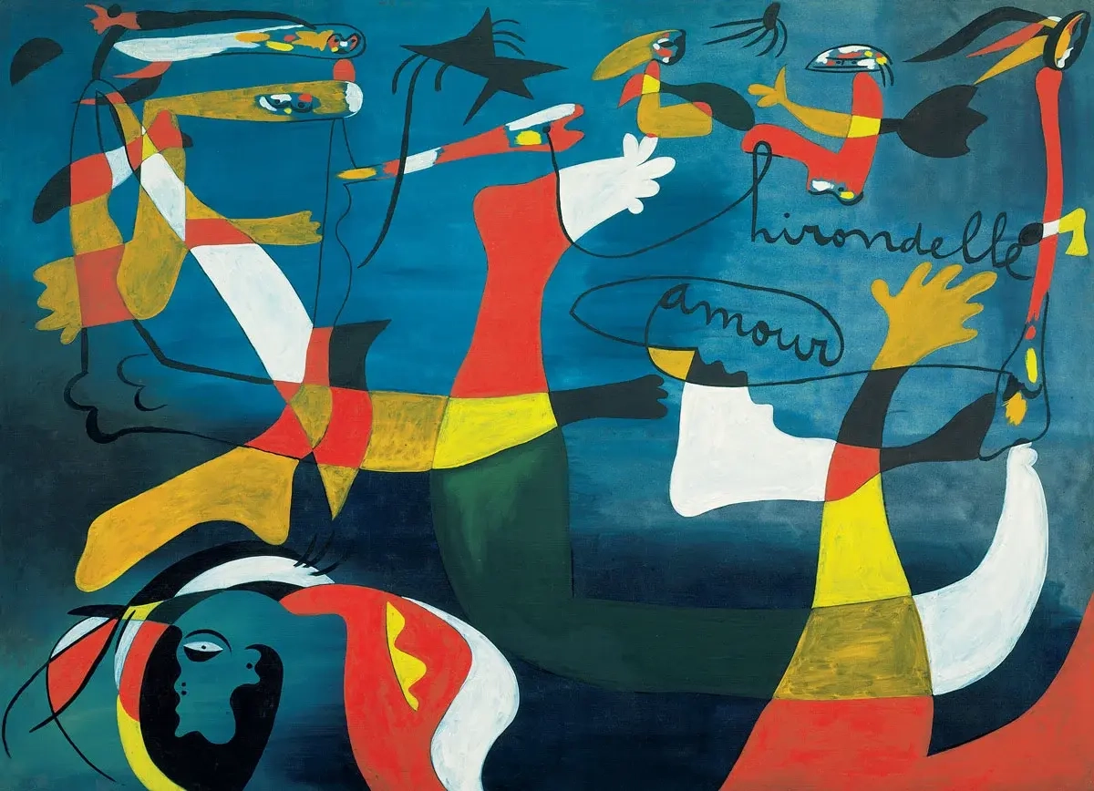 Schwalbe Liebe - Joan Miro