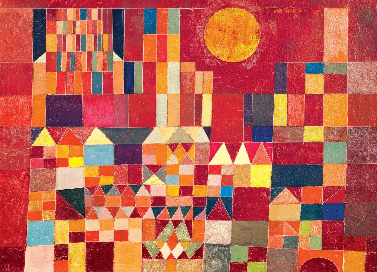 Burg und Sonne - Paul Klee