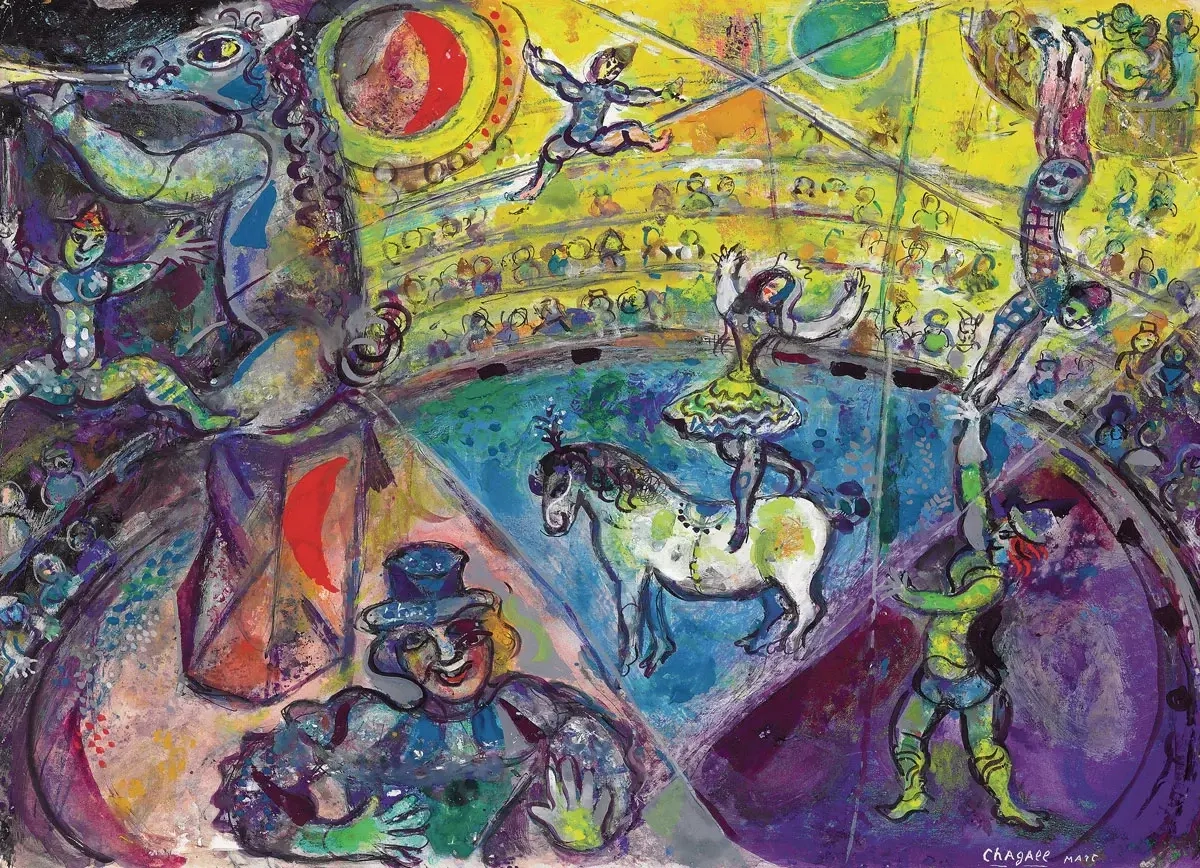 Das Zirkuspferd - Marc Chagall