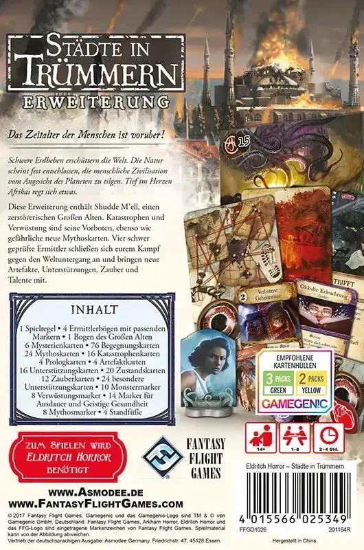Eldritch Horror - Städte in Trümmern - Erweiterung