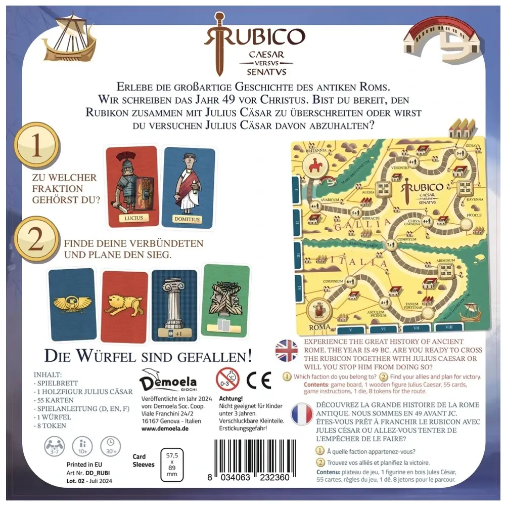 Rubico: Caesar versvs Senatvs - DE/FR/EN