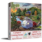 Bigelow Illustrations - Campers Coming Home