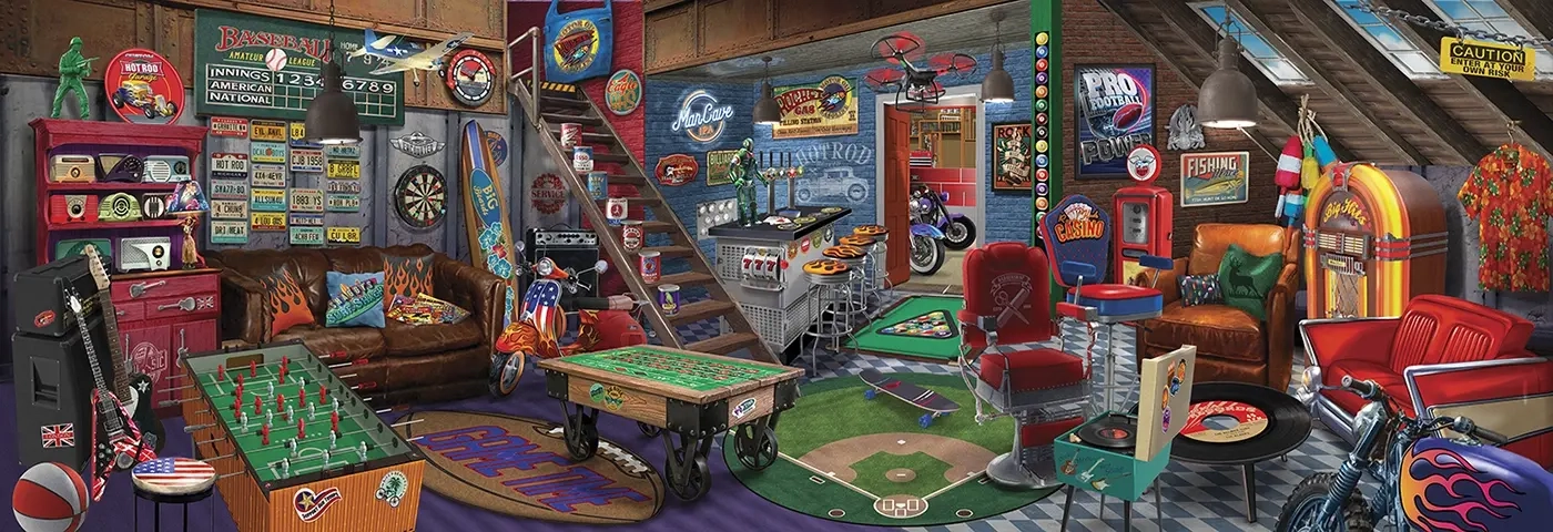 Man Cave - Panorama
