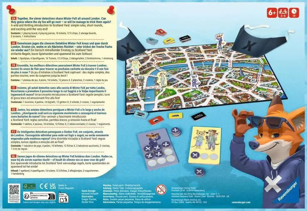 Scotland Yard - Junior 2024 Edition - DE/FR/IT/EN
