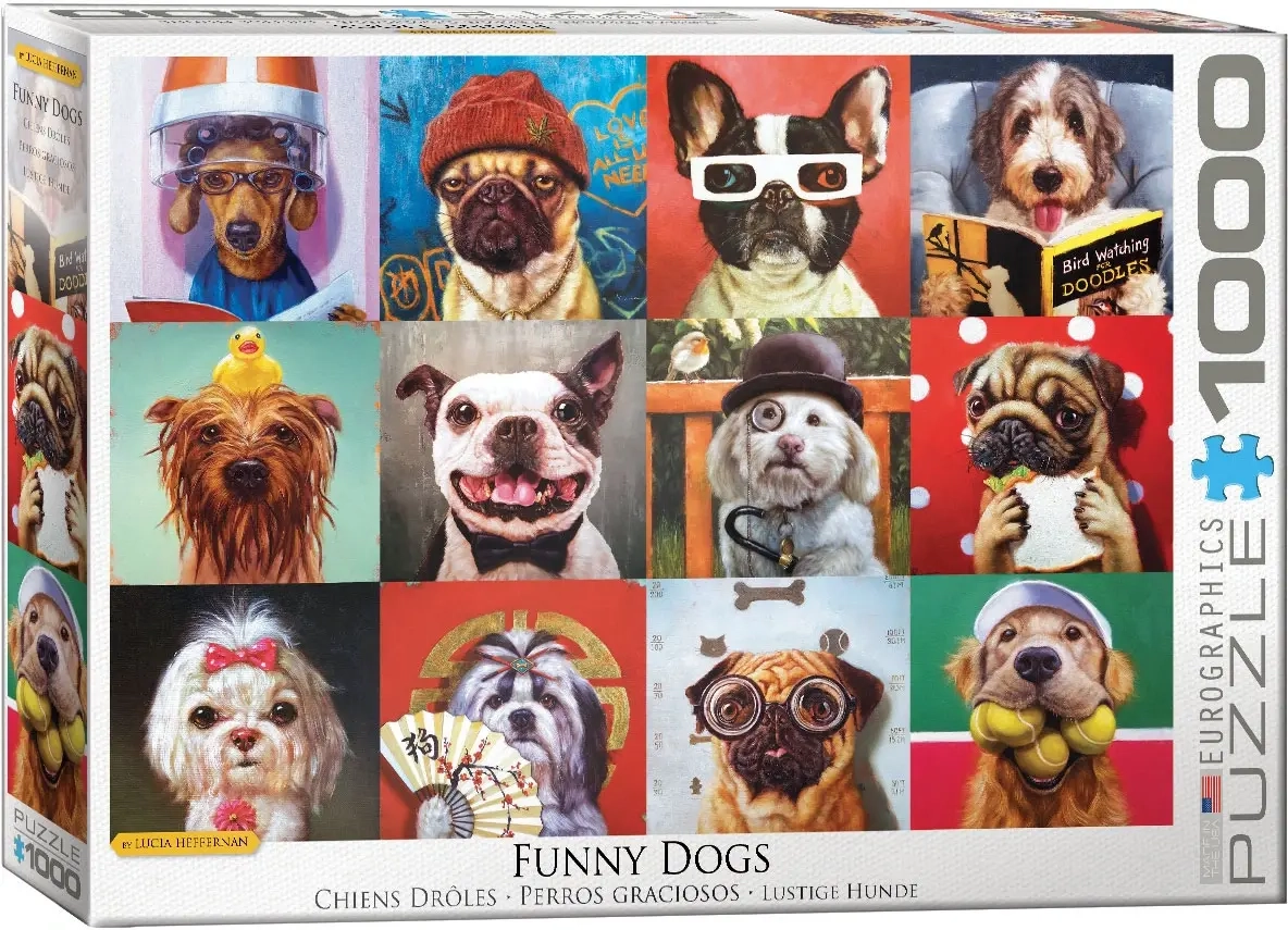 Lustige Hunde
