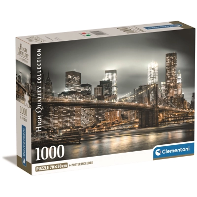 New York Skyline bei Dämmerung