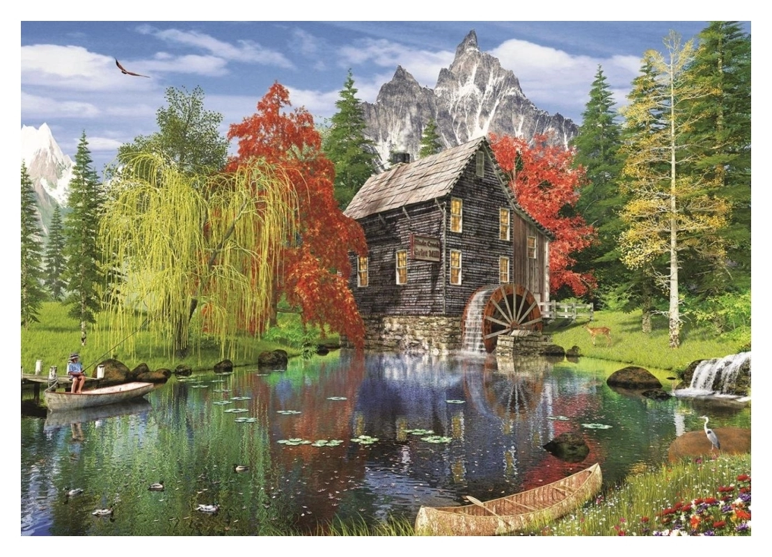 Fishing by the Mill