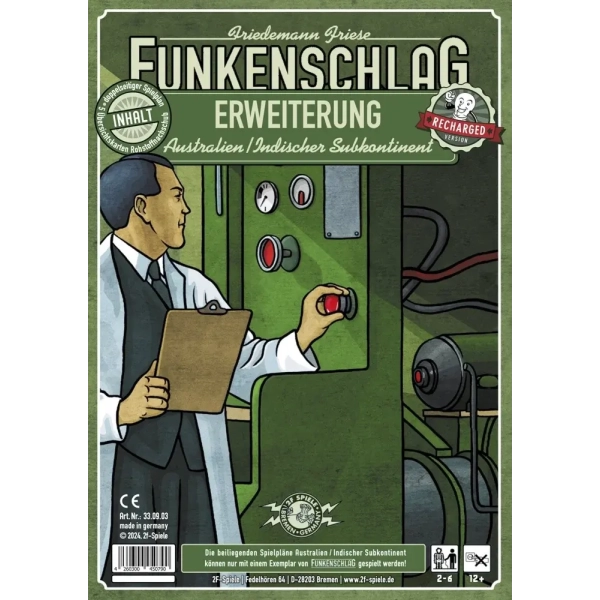 Funkenschlag Erweiterung 9 - Australien/Indischer Subkontinent (Recharged Version)