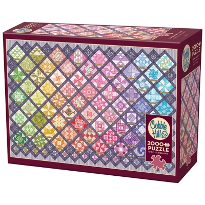 Buntes Quiltmotiv