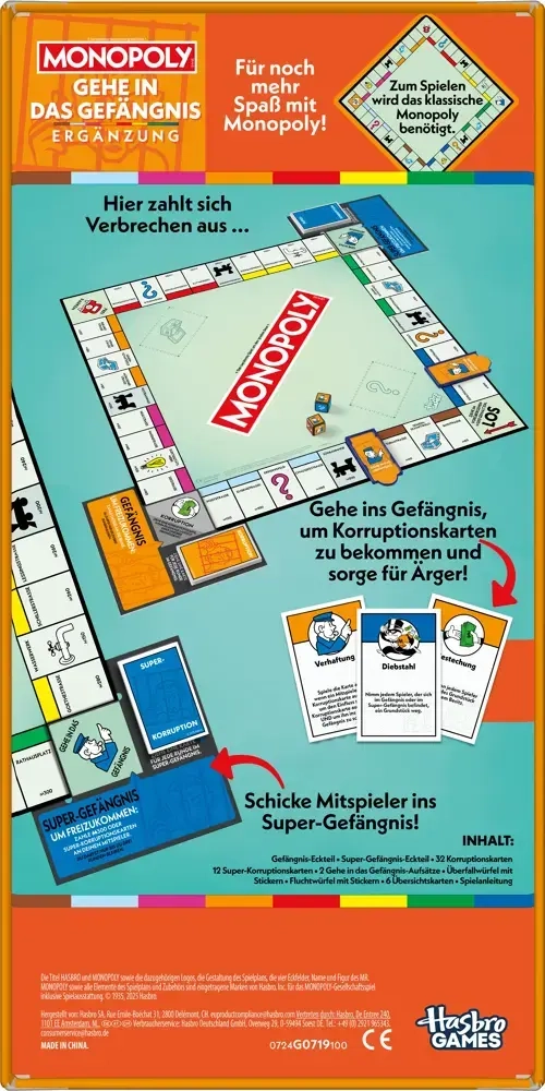 Monopoly - Ergänzung - Gefängnis