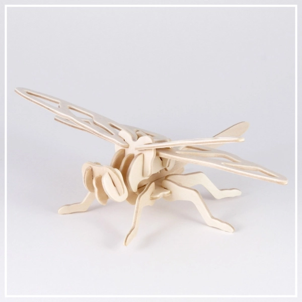 Libelle - 3D Holzpuzzle