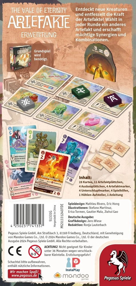 The Vale of Eternity - Artefakte Erweiterung - DE