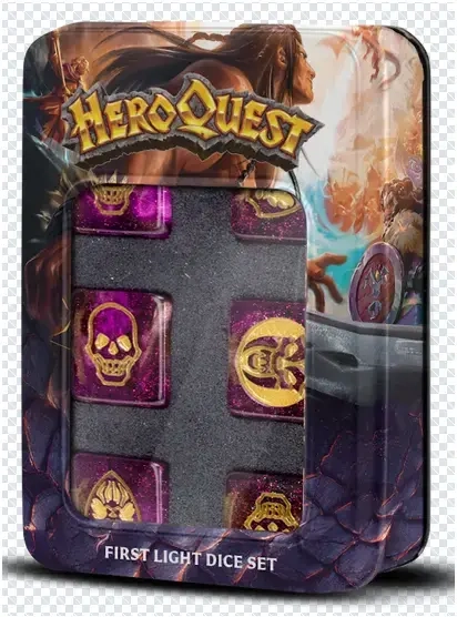 HeroQuest First Light D6 Dice Set