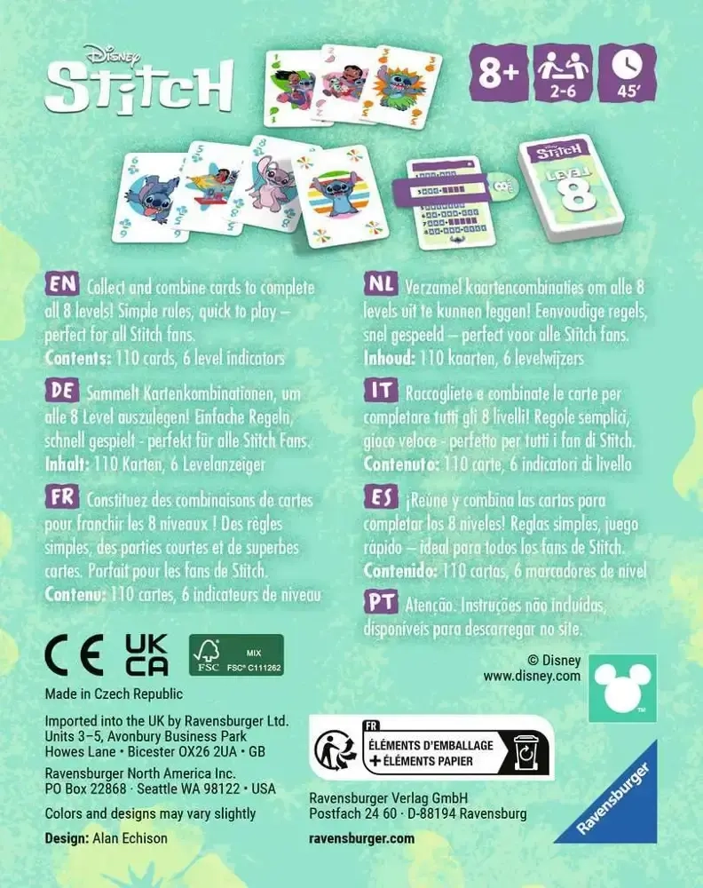 Level 8 - Disney Stitch - DE/FR/IT/EN