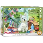 Scottie Hunde Picknick