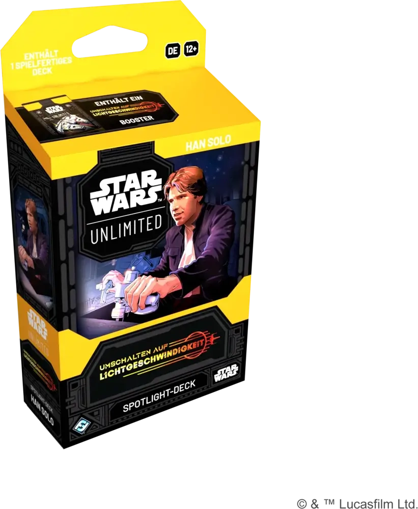 Star Wars: Unlimited - Umschalten auf Lichtgeschwindigkeit - Spotlight Starter Deck - Han Solo - DE
