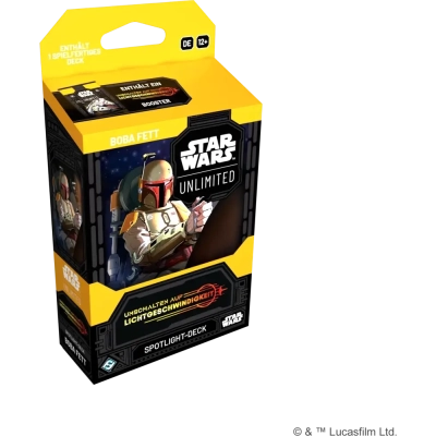 Star Wars: Unlimited - Umschalten auf Lichtgeschwindigkeit - Spotlight Starter Deck - Boba Fett - DE