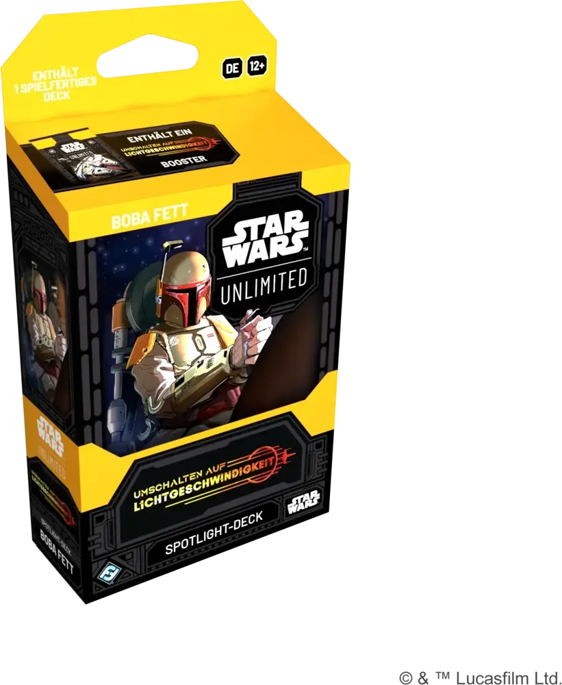 Star Wars: Unlimited - Umschalten auf Lichtgeschwindigkeit - Spotlight Starter Deck - Boba Fett - DE