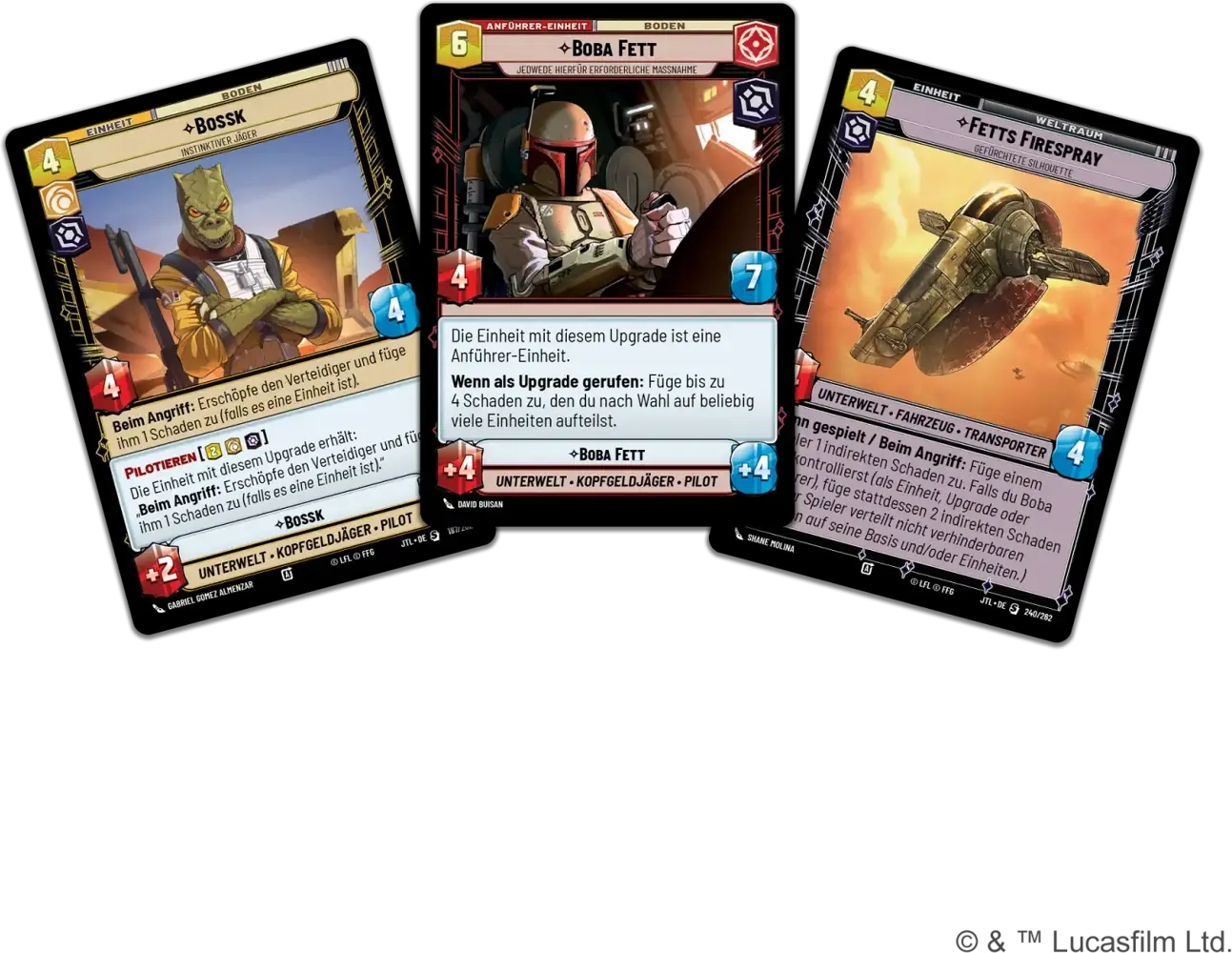 Star Wars: Unlimited - Umschalten auf Lichtgeschwindigkeit - Spotlight Starter Deck - Boba Fett - DE
